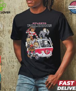 Original Atlanta Falcons NFL Horror Characters Movie Hippie Halloween Shirt