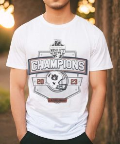 Original Auburn Tigers 2023 Music City Bowl Champions Helmet T Shirt