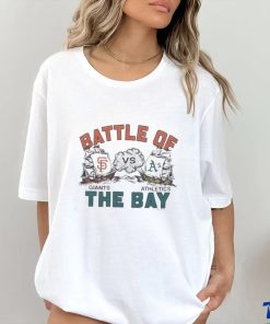 Original Battle Of The Bay Giants Vs Athletics 2023 T shirt