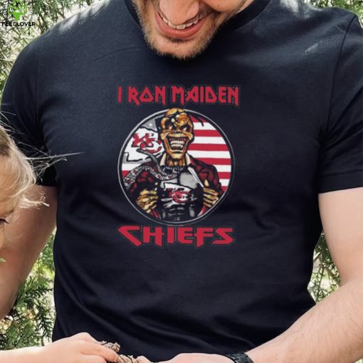 Original Blood Inside Me Iron Maiden Kansas City Chiefs T Shirt