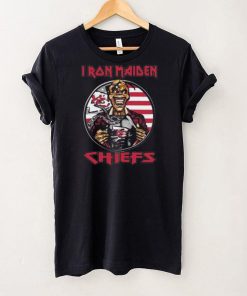 Original Blood Inside Me Iron Maiden Kansas City Chiefs T Shirt