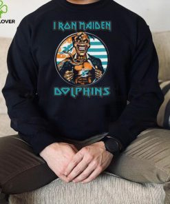 Original Blood Inside Me Iron Maiden Miami Dolphins T Shirt