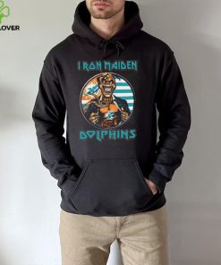 Original Blood Inside Me Iron Maiden Miami Dolphins T Shirt