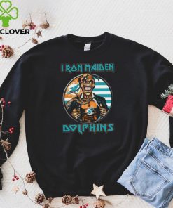 Original Blood Inside Me Iron Maiden Miami Dolphins T Shirt