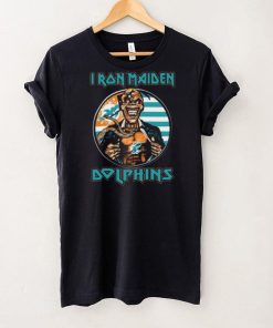 Original Blood Inside Me Iron Maiden Miami Dolphins T Shirt