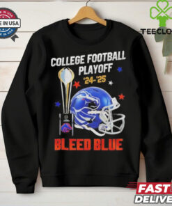Original Boise State Broncos College Football Playoff 2024 2025 Bleed Blue Shirt