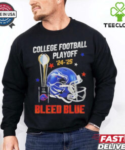 Original Boise State Broncos College Football Playoff 2024 2025 Bleed Blue Shirt