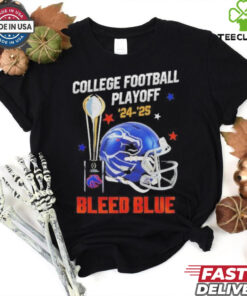 Original Boise State Broncos College Football Playoff 2024 2025 Bleed Blue Shirt