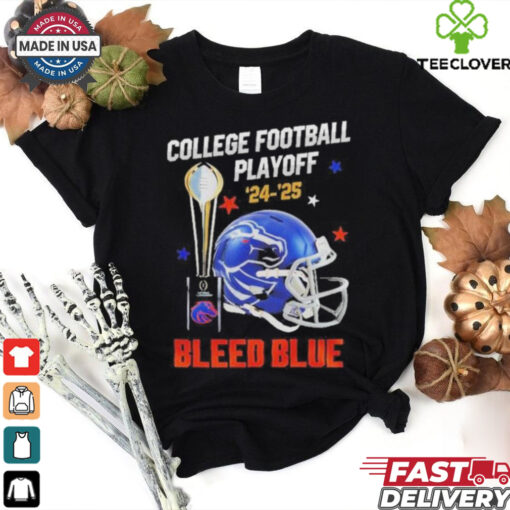 Original Boise State Broncos College Football Playoff 2024 2025 Bleed Blue Shirt