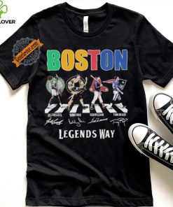 Original Boston Celtics Bruins Red Sox New England Patriots The Legends Way T Shirt