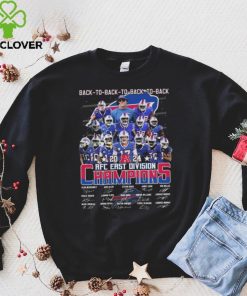 Original Buffalo Bills Back To Back To Back To Back 2024 AFC East Division Champions Signatures Shirt