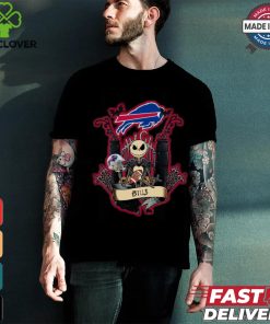 Original Buffalo Bills Jack Skellington The Night Before Happy Halloween 2024 Shirt