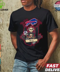 Original Buffalo Bills Jack Skellington The Night Before Happy Halloween 2024 Shirt