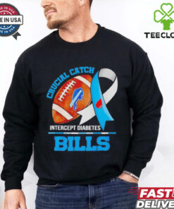 Original Buffalo Bills crucial catch intercept diabetes hoodie, sweater, longsleeve, shirt v-neck, t-shirt