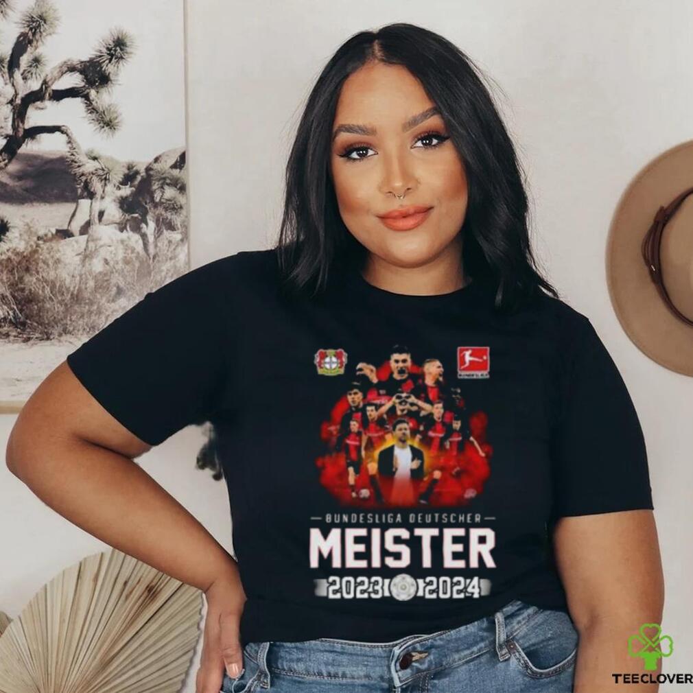 Original Bundesliga Deutscher Meister Bayer 04 Leverkusen 2023 2024 Unisex T Shirt Original Bundesliga Deutscher Meister Bayer 04 Leverkusen 2023 2024 Unisex T Shirt