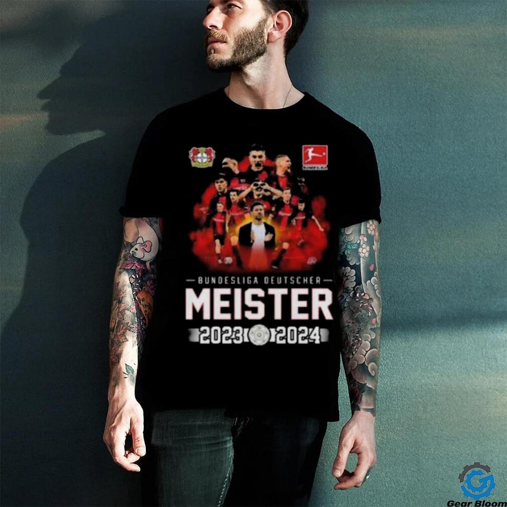 Original Bundesliga Deutscher Meister Bayer 04 Leverkusen 2023 2024 Unisex T Shirt Original Bundesliga Deutscher Meister Bayer 04 Leverkusen 2023 2024 Unisex T Shirt
