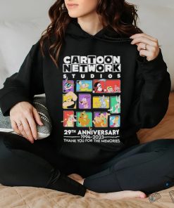 Original Cartoon Network Studios 29th Anniversary 1994 2023 thank You for the memories shirt
