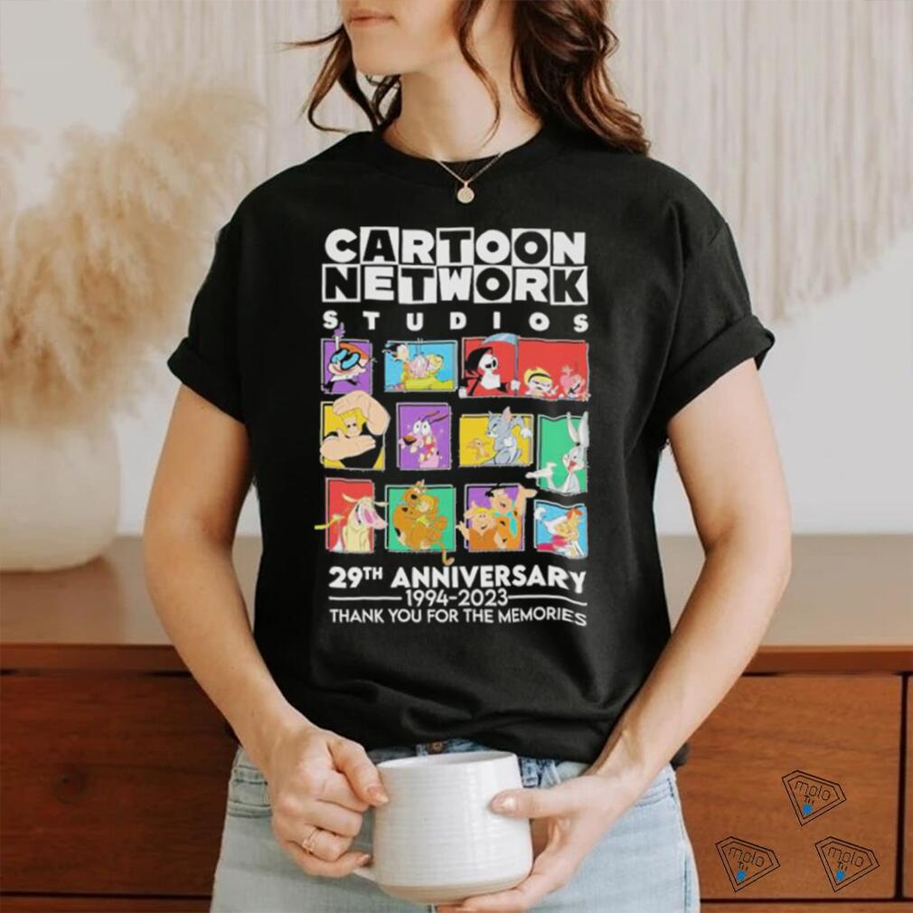 Original Cartoon Network Studios 29th Anniversary 1994 2023 thank You for the memories shirt Original Cartoon Network Studios 29th Anniversary 1994 2023 thank You for the memories shirt