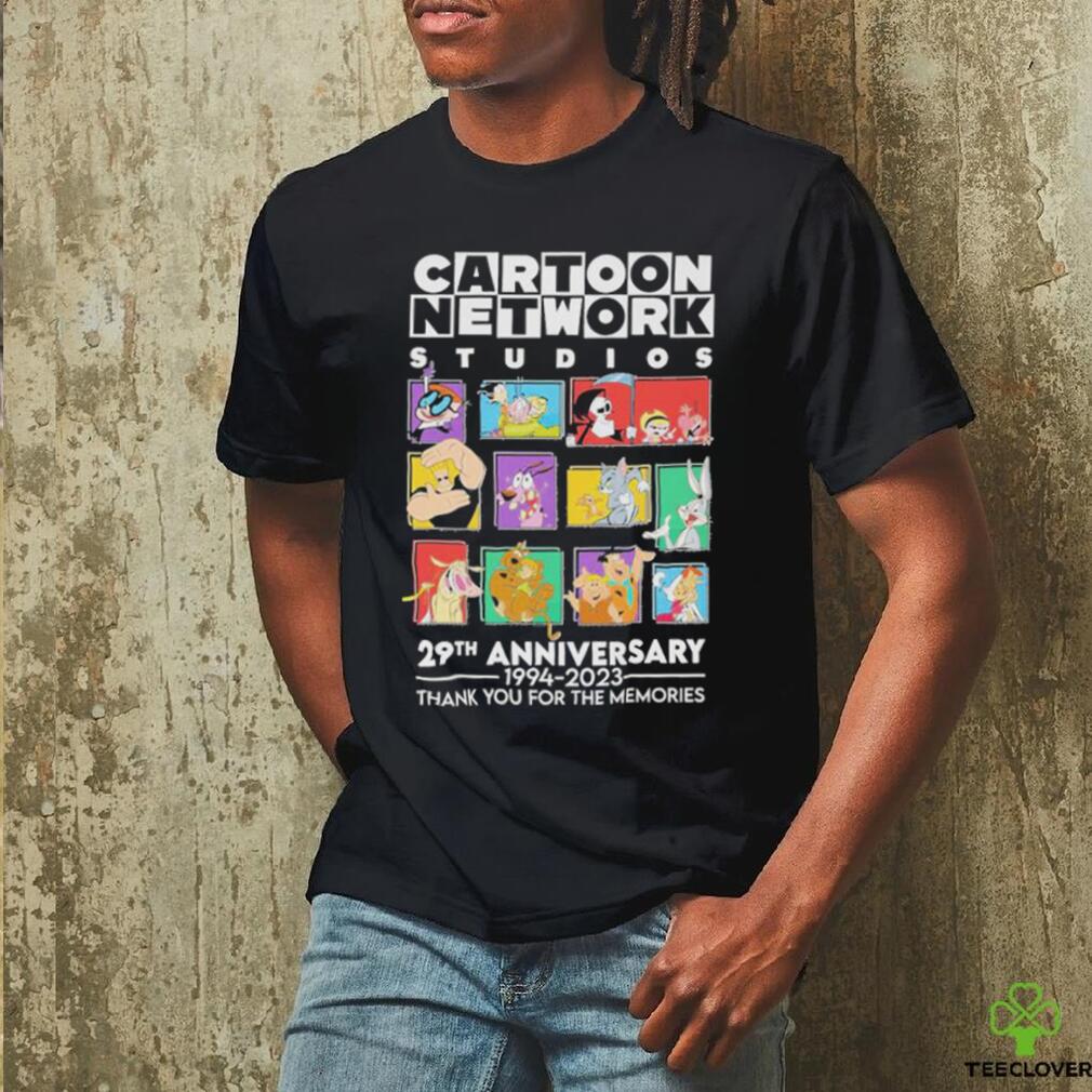 Original Cartoon Network Studios 29th Anniversary 1994 2023 thank You for the memories shirt Original Cartoon Network Studios 29th Anniversary 1994 2023 thank You for the memories shirt