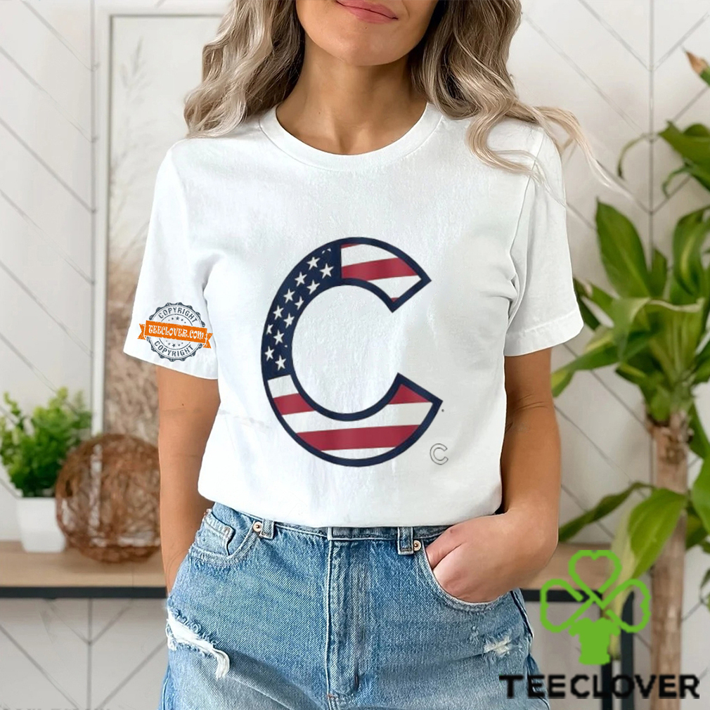 Original Chicago Cubs C logo x Flag of the United States shirt Original Chicago Cubs C logo x Flag of the United States shirt