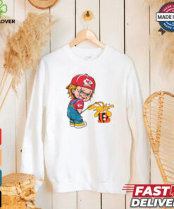 Original Chucky Chiefs piss on cincinnati bengals shirt 1 Original Chucky Chiefs piss on cincinnati bengals shirt