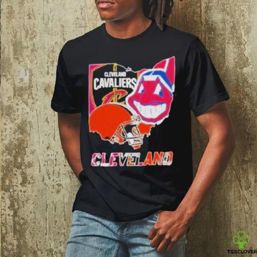 Original Cleveland Map Sports Teams Logo And Map Shirt