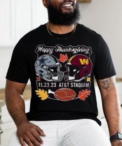 Original Dallas Cowboys Vs Washington Commanders Happy Thanksgiving November 23, 2023 At’t Stadium T hoodie, sweater, longsleeve, shirt v-neck, t-shirt