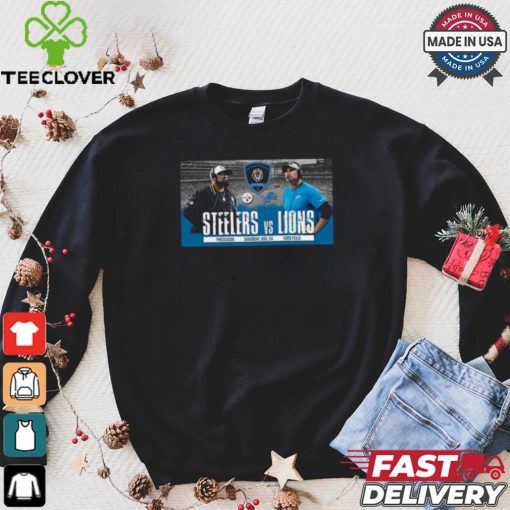 Original Detroit Lions vs Steelers 2024 NFL Preseason Showdown of the Year Game shirt