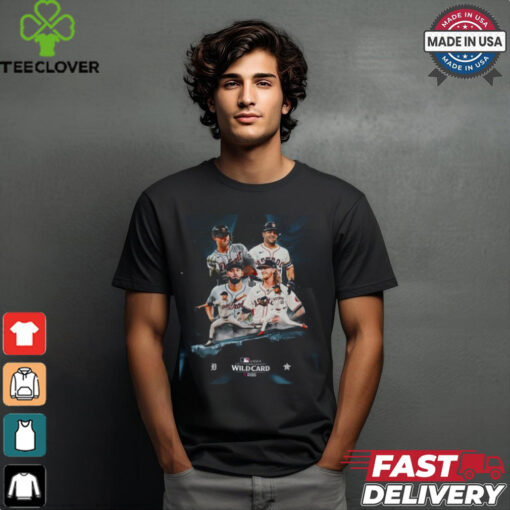 Original Detroit Tigers vs. Houston Astros 2024 MLB AL Wild Card Poster T Shirt