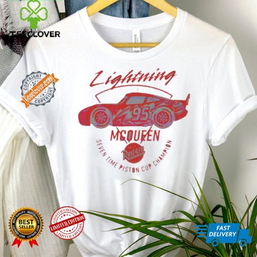 Original Disney cars lightning mcqueen seven time piston cup champion hoodie, sweater, longsleeve, shirt v-neck, t-shirt