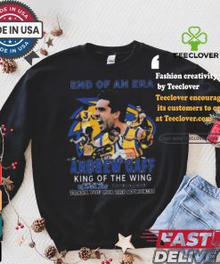 Original End Of An Era Andrew Gaff King Of The Wing 2019 2024 Thank You For The Memories T Shirt