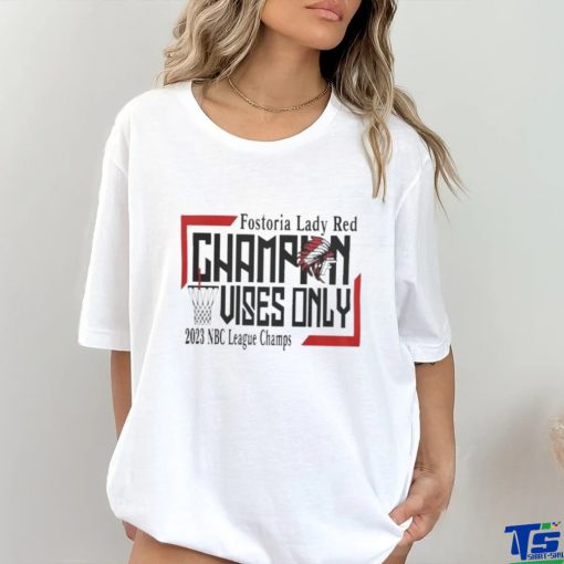 Original Fostoria Lady Red 2023 NBC Champions Logo T Shirt