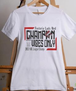 Original Fostoria Lady Red 2023 NBC Champions Logo T Shirt