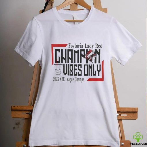 Original Fostoria Lady Red 2023 NBC Champions Logo T Shirt
