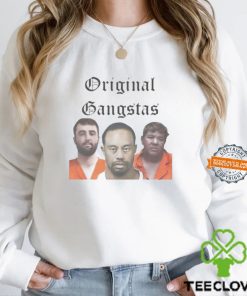 Original Gangstas Golf Legends Mugshot Scheffler Woods & Daly shirt