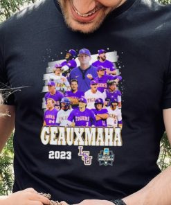 Original Geauxmaha 2023 LSU Tigers 2023 Men’s College Worlde Series Shirt