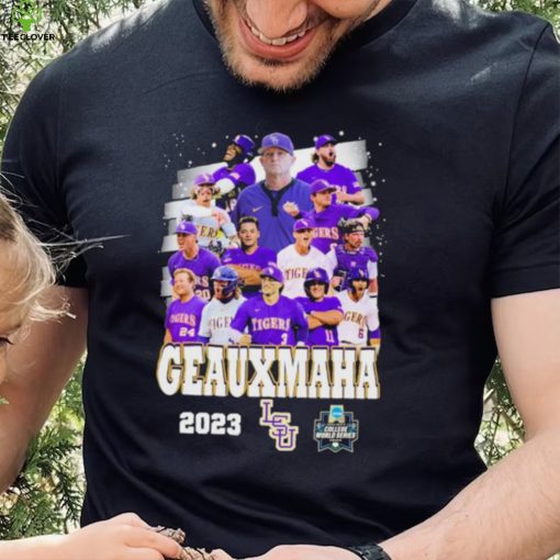 Original Geauxmaha 2023 LSU Tigers 2023 Men’s College Worlde Series Shirt