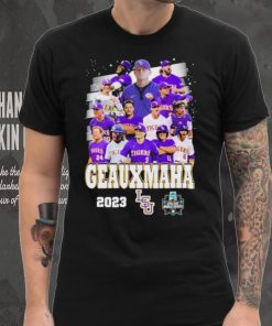 Original Geauxmaha 2023 LSU Tigers 2023 Men’s College Worlde Series Shirt