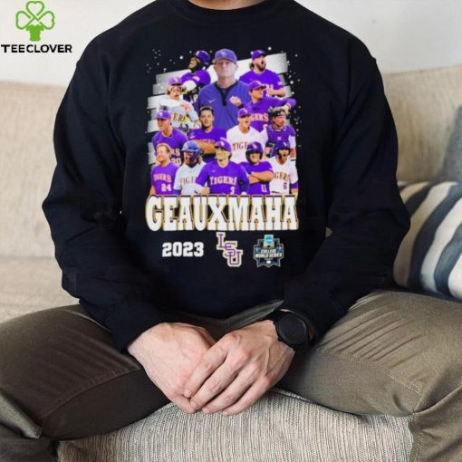 Original Geauxmaha 2023 LSU Tigers 2023 Men’s College Worlde Series Shirt