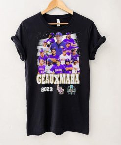 Original Geauxmaha 2023 LSU Tigers 2023 Men’s College Worlde Series Shirt