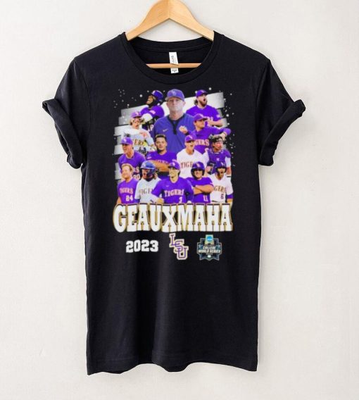 Original Geauxmaha 2023 LSU Tigers 2023 Men’s College Worlde Series Shirt