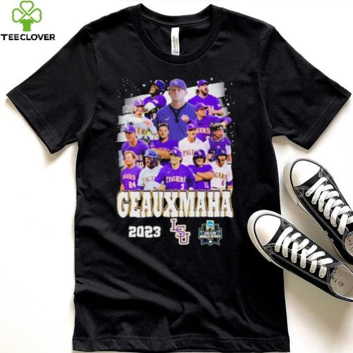 Original Geauxmaha 2023 LSU Tigers 2023 Men’s College Worlde Series Shirt