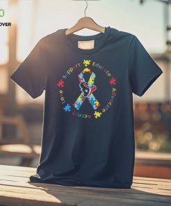 Original Houston Texans Autism Support Educate Advocate Accept Love Shirt