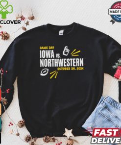 Original Iowa vs Northwestern October 26 2024 Game Day shirt