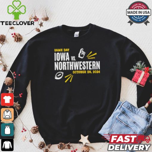 Original Iowa vs Northwestern October 26 2024 Game Day shirt