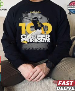 Original Jared Jones Pittsburgh Pirates 100 career strikeouts shirt