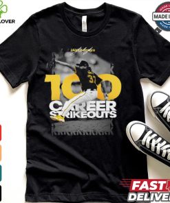 Original Jared Jones Pittsburgh Pirates 100 career strikeouts shirt