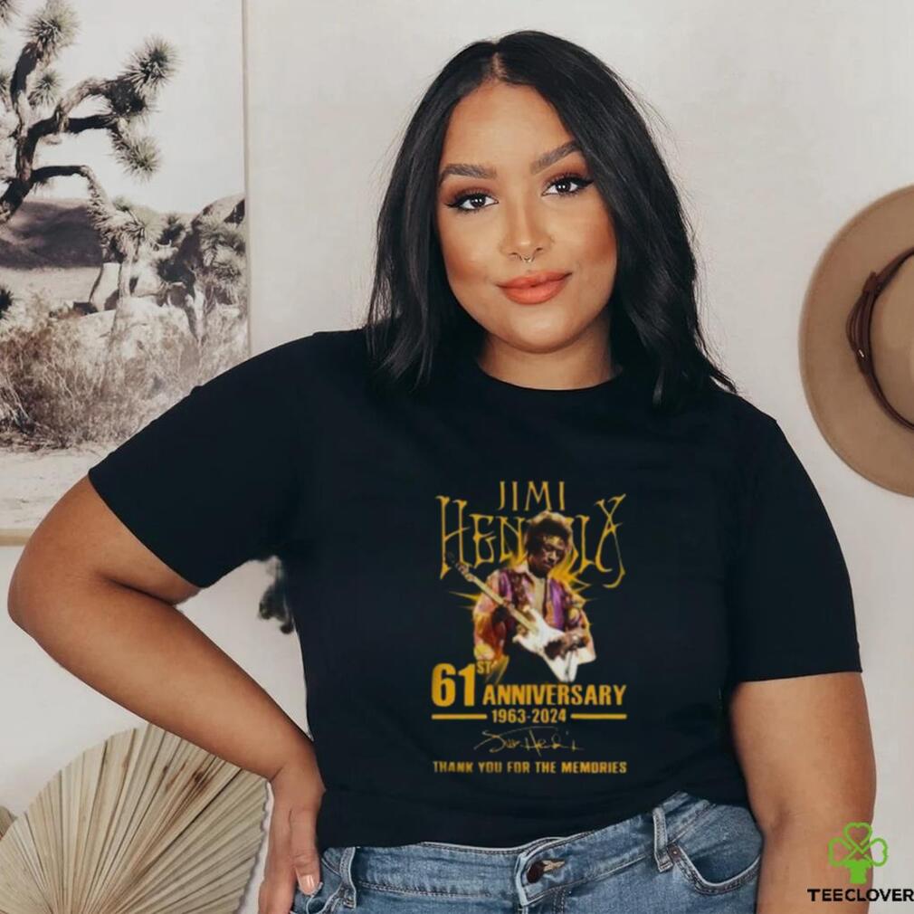 Original Jimi Hendrix 61st Anniversary 1963 2024 T Shirt Original Jimi Hendrix 61st Anniversary 1963 2024 T Shirt