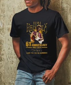 Original Jimi Hendrix 61st Anniversary 1963 2024 T Shirt 3 Original Jimi Hendrix 61st Anniversary 1963 2024 T Shirt