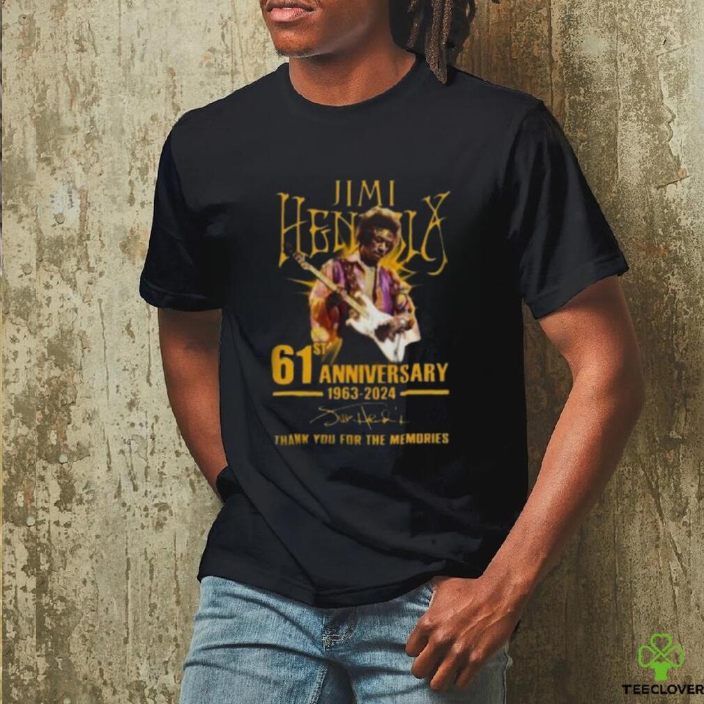 Original Jimi Hendrix 61st Anniversary 1963 2024 T Shirt Original Jimi Hendrix 61st Anniversary 1963 2024 T Shirt